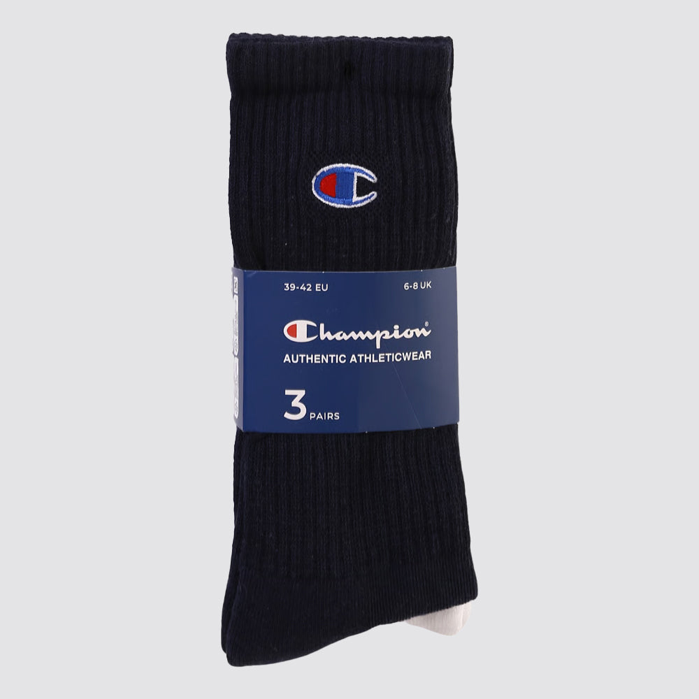 Champion 3ack crew socks calza tennis unisex