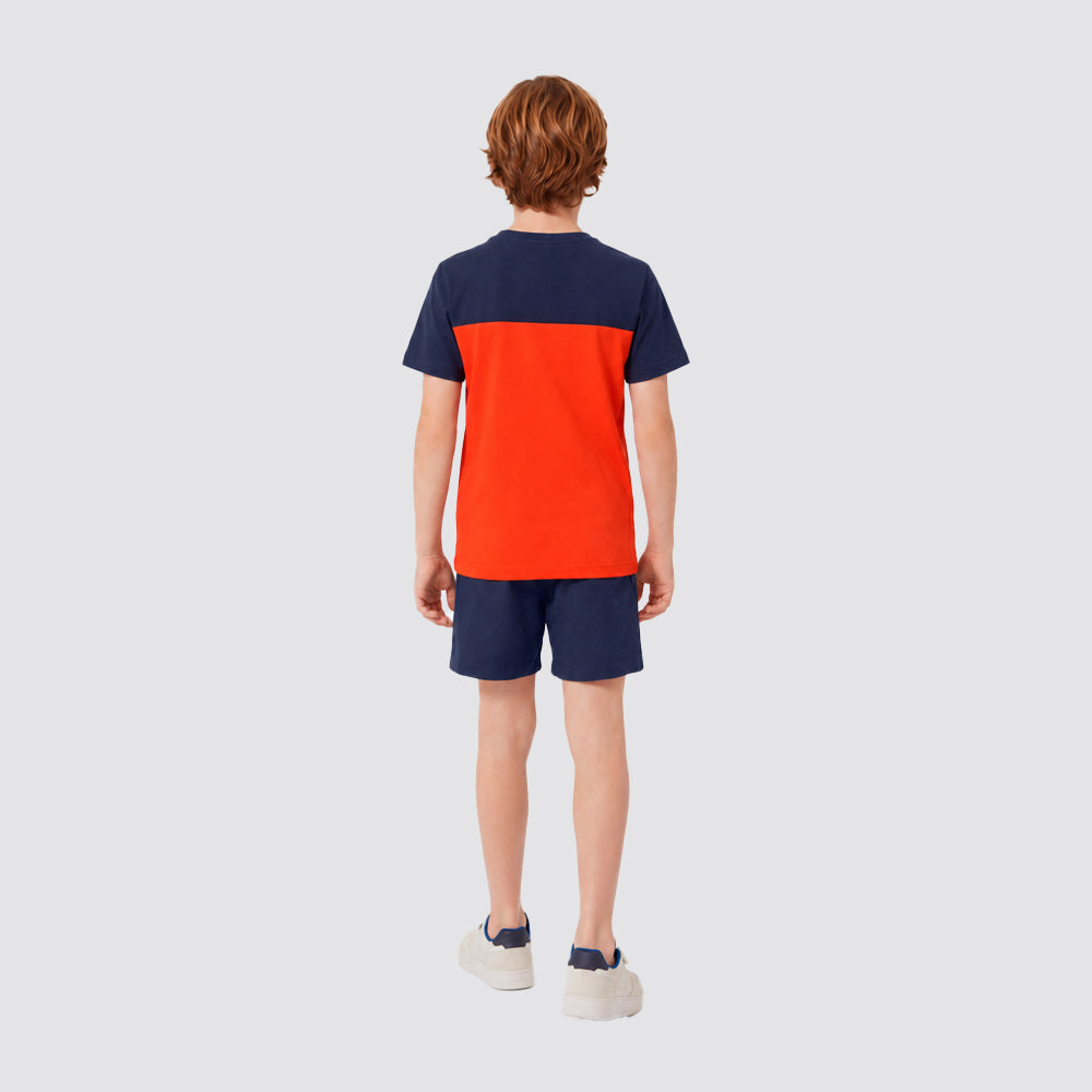 Completo bambino t-shirt e pantaloncini cotone