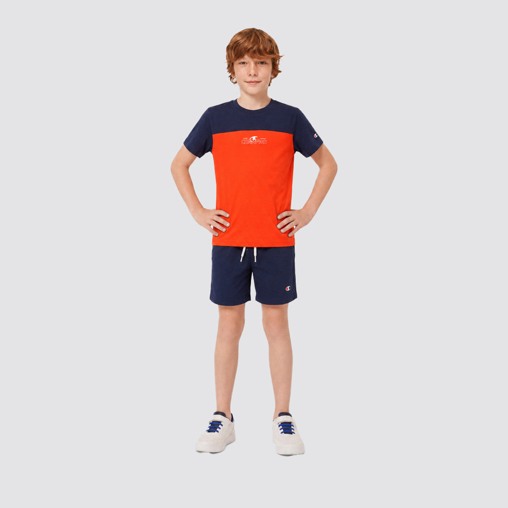 Completo bambino t-shirt e pantaloncini cotone