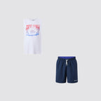 Completo bambino t-shirt e pantaloncini cotone