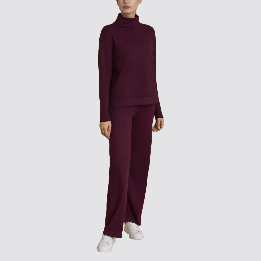 Completo donna ragno lungo in super soft collo a ciambella