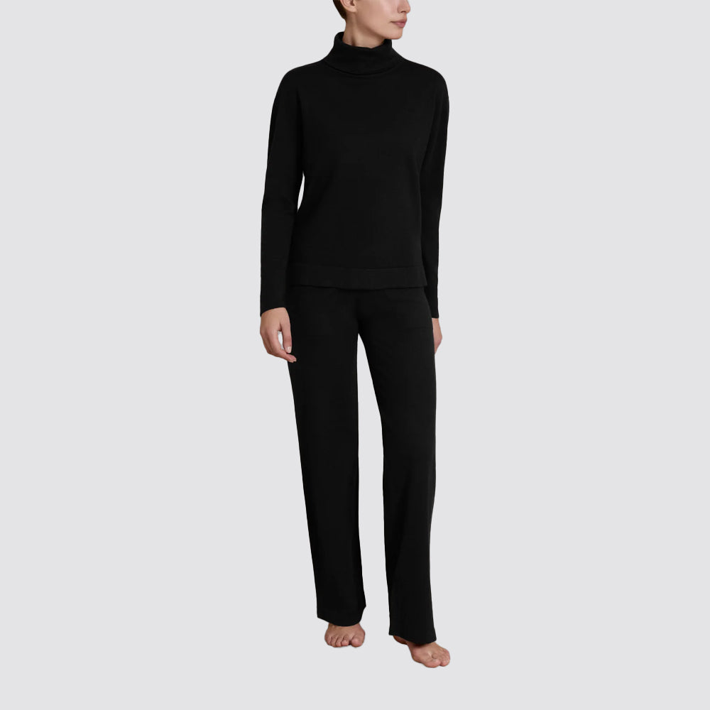 Completo donna ragno lungo in super soft collo a ciambella