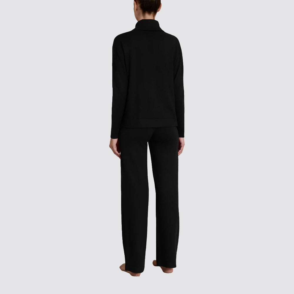 Completo donna ragno lungo in super soft collo a ciambella
