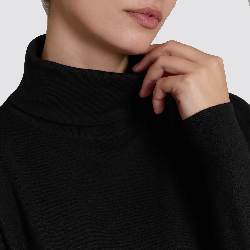 Completo donna ragno lungo in super soft collo a ciambella