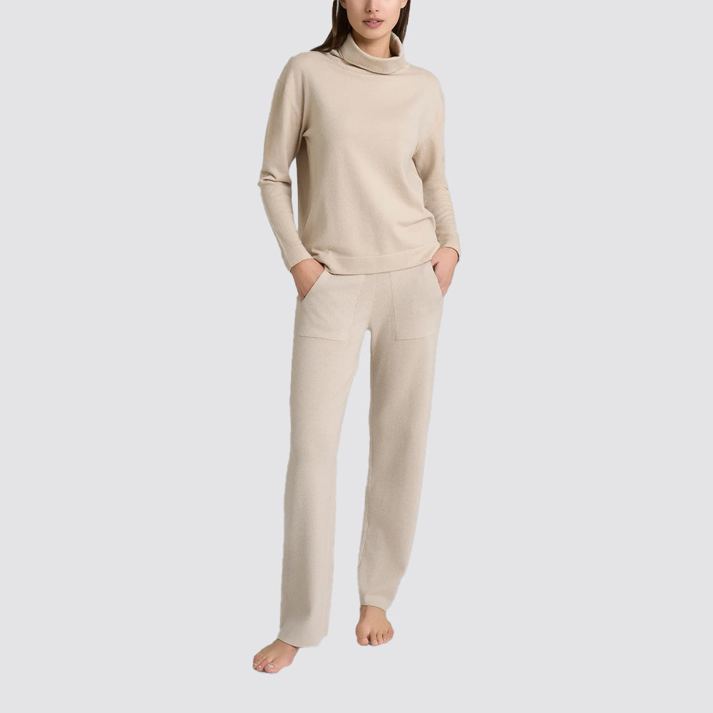 Completo donna ragno lungo in super soft collo a ciambella