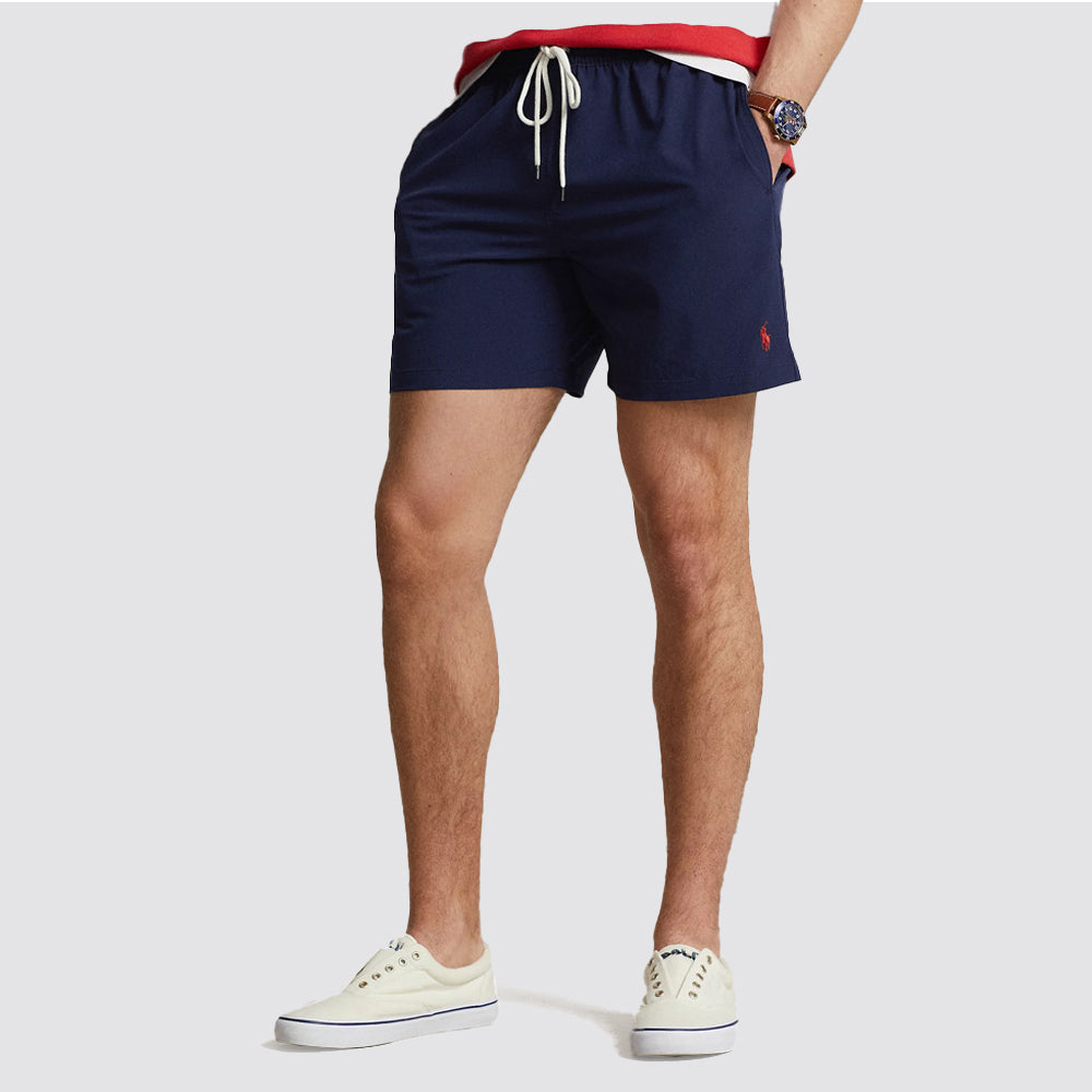 Costume mare uomo boxer logo ricamato regular fit