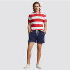 Costume mare uomo boxer logo ricamato regular fit