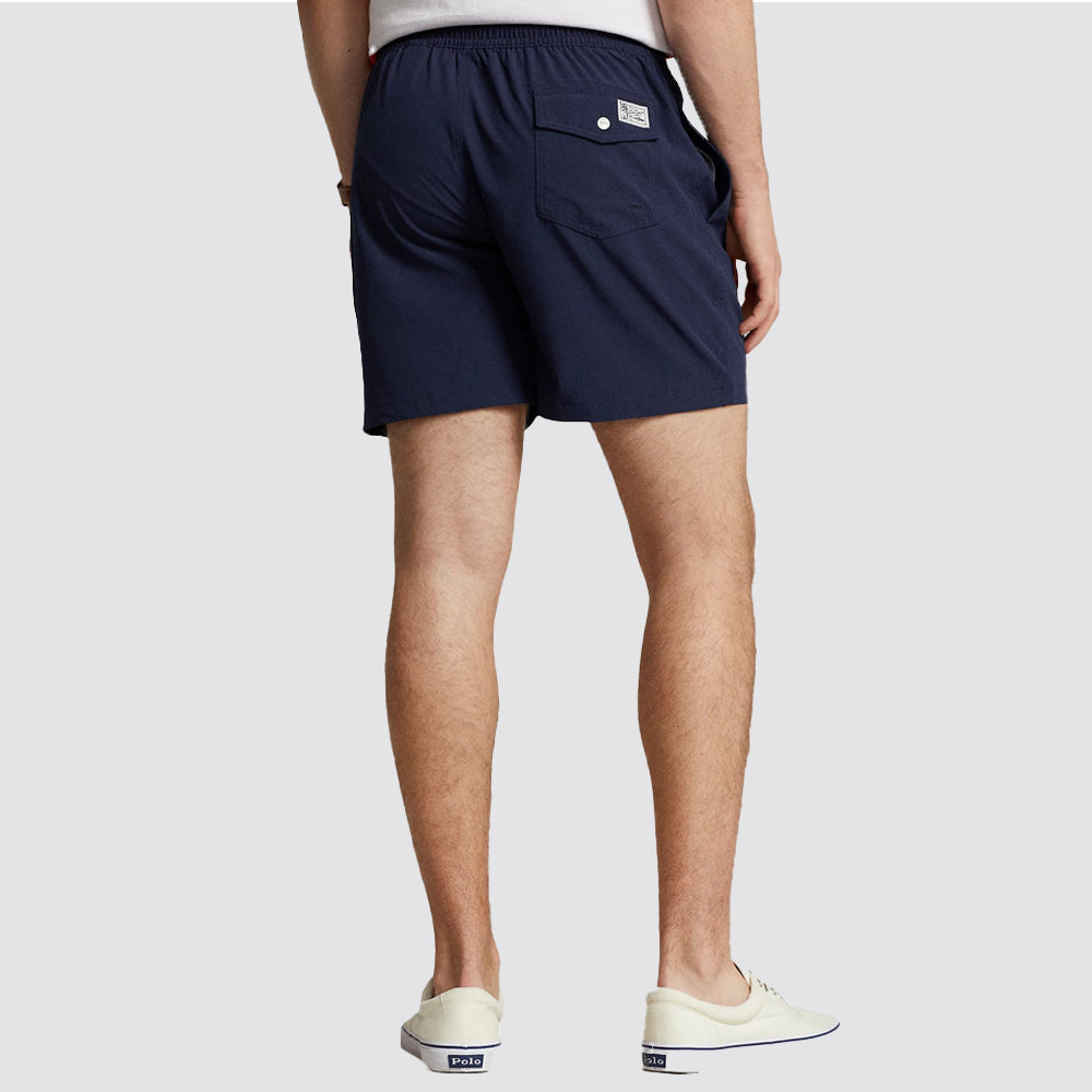 Costume mare uomo boxer logo ricamato regular fit