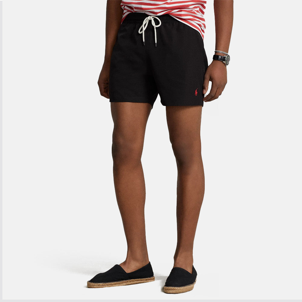 Costume mare uomo boxer logo ricamato regular fit