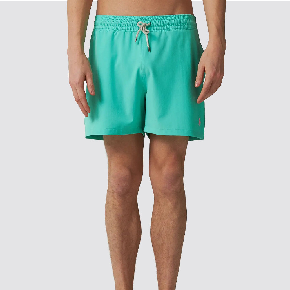 Costume mare uomo boxer logo ricamato slim fit