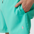 Costume mare uomo boxer logo ricamato slim fit