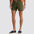 Costume mare uomo boxer logo ricamato slim fit