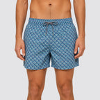 Costume uomo boxer mare fantasia geometrica