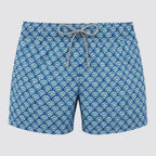 Costume uomo boxer mare fantasia geometrica
