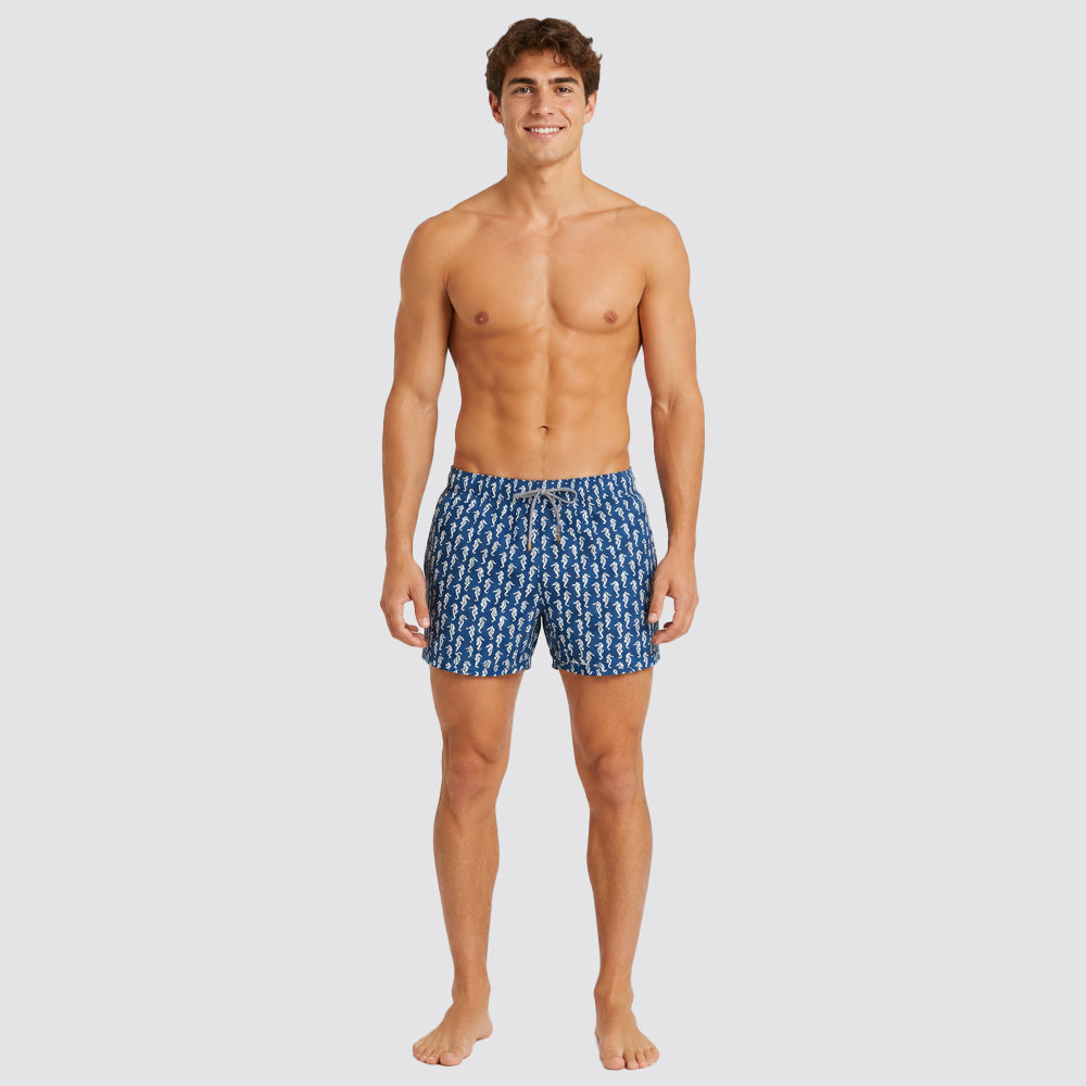 Costume uomo boxer mare stampa cavallucci