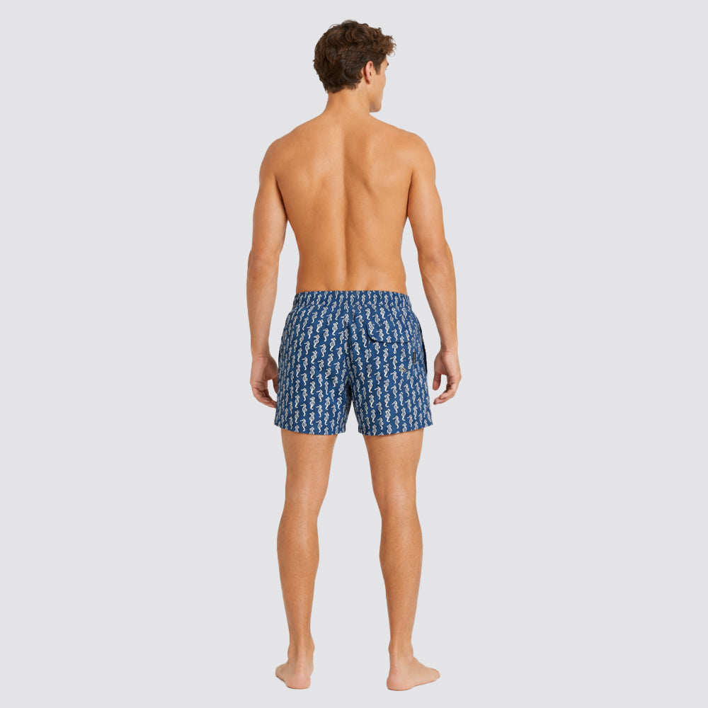 Costume uomo boxer mare stampa cavallucci