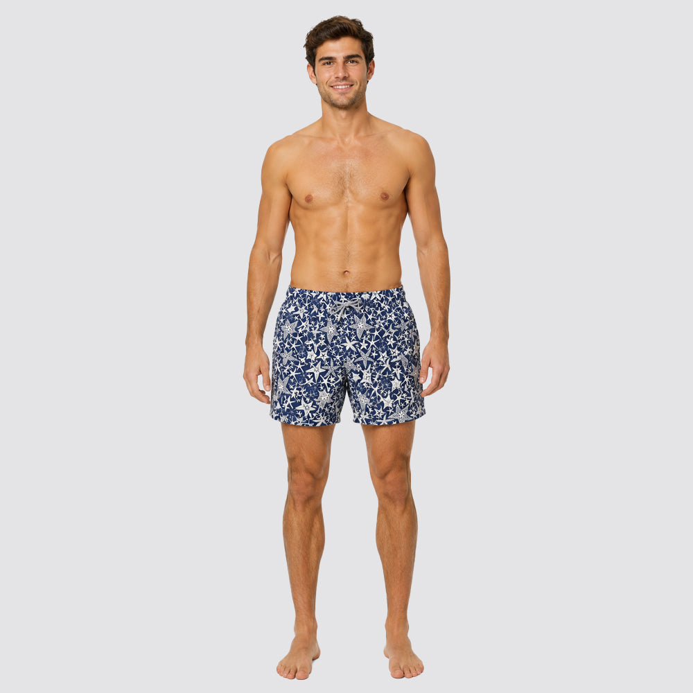 Costume uomo boxer mare stelle marine