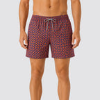 Costume uomo heritage boxer mare stampa pesci