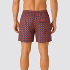 Costume uomo heritage boxer mare stampa pesci