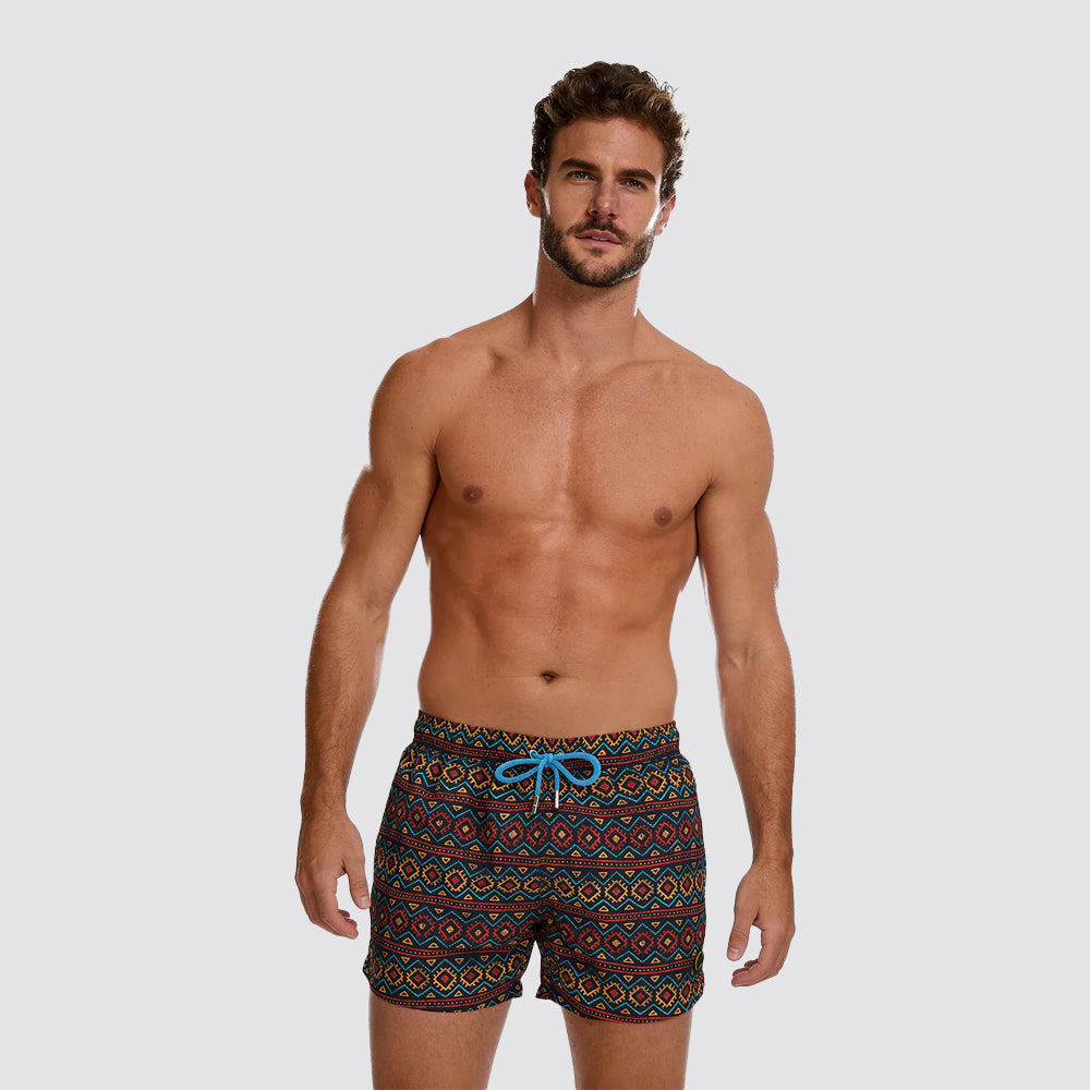 Costume uomo short mare fantasia