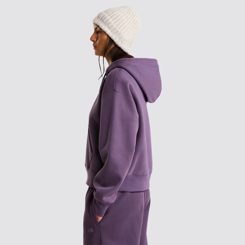 Felpa cappuccio donna the north face boxy viola