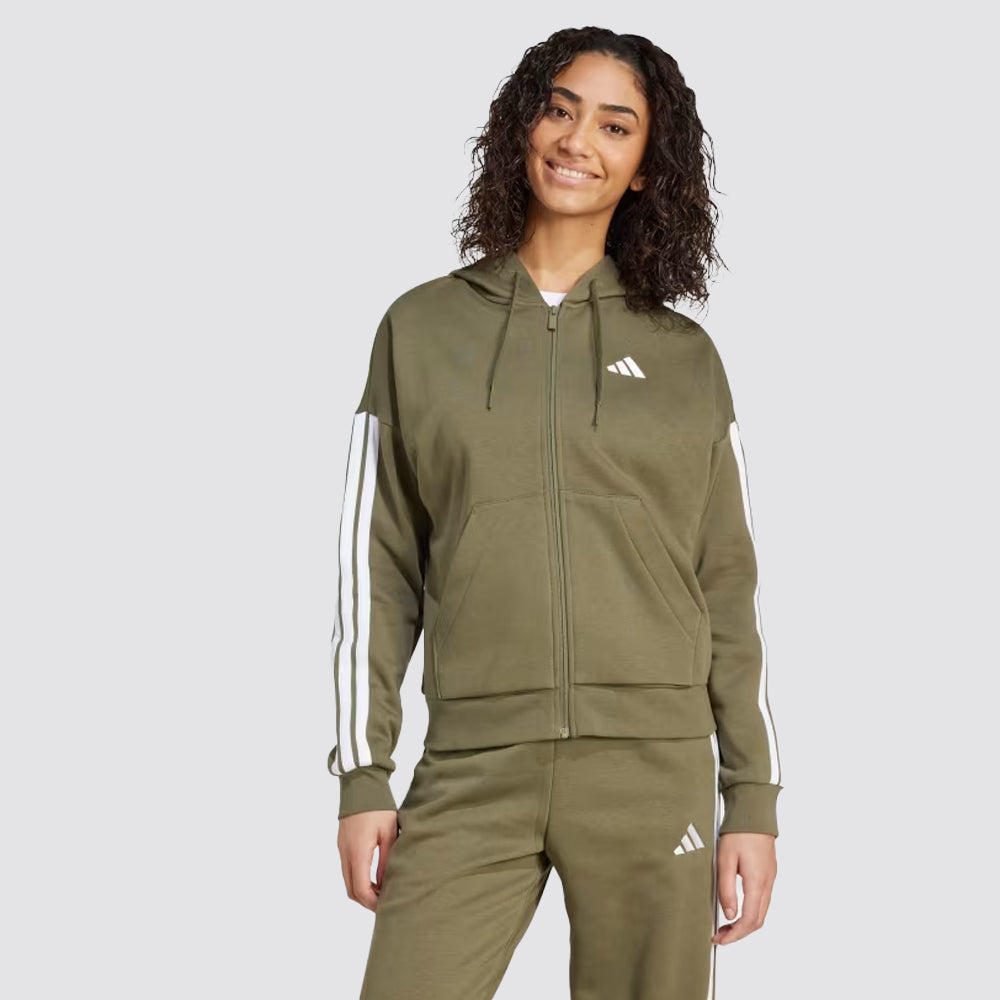 Felpa con cappuccio da donna essentials 3-stripes