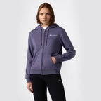 Felpa donna con zip e cappuccio icons
