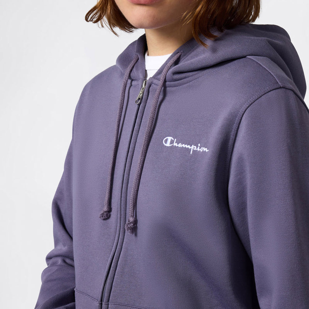 Felpa donna con zip e cappuccio icons