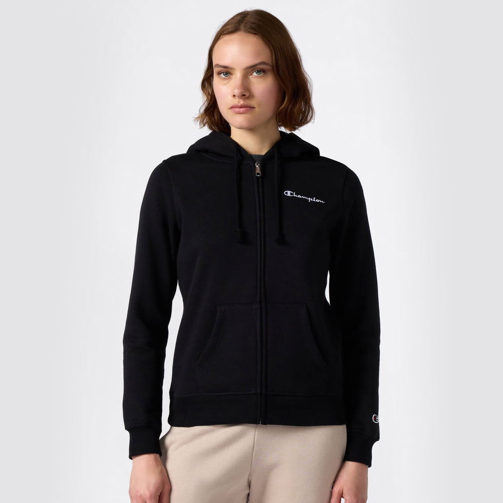 Felpa donna con zip e cappuccio icons