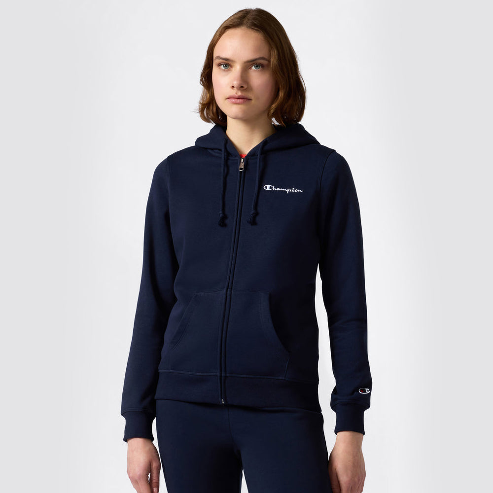 Felpa donna con zip e cappuccio icons