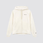 Felpa donna con cappuccio full zip c-tech