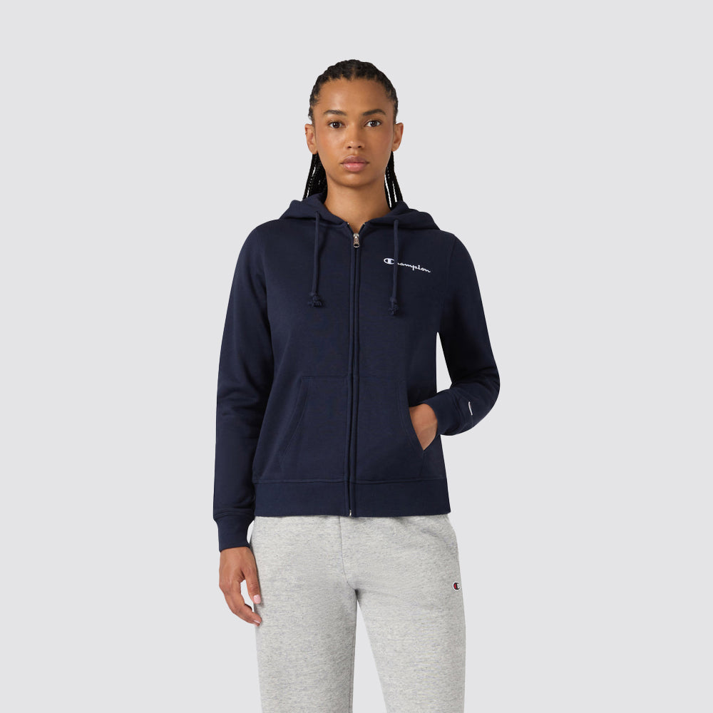 Felpa donna con zip e cappuccio icons