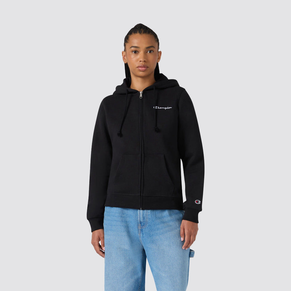 Felpa donna con zip e cappuccio icons