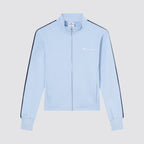 Felpa donna full zip banda laterale regular