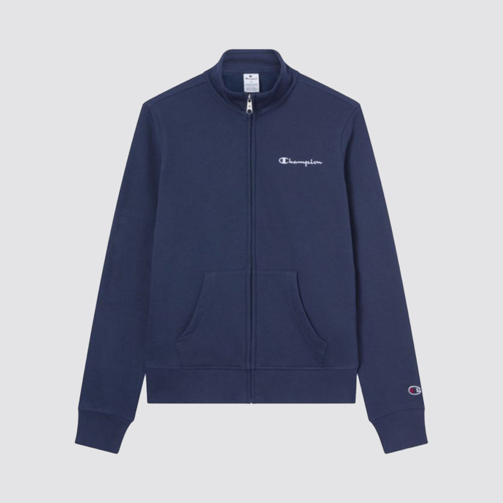 Felpa donna full zip logo frontale regular fit