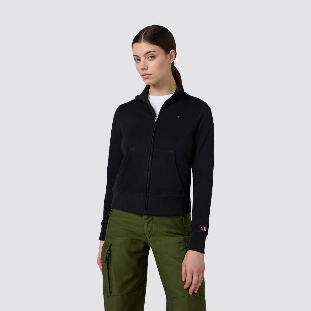 Felpa donna full zip sportiva