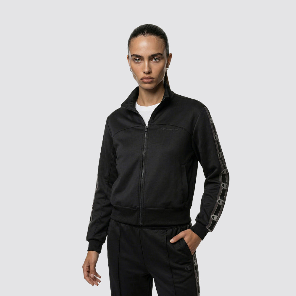 Felpa donna full zip sportiva