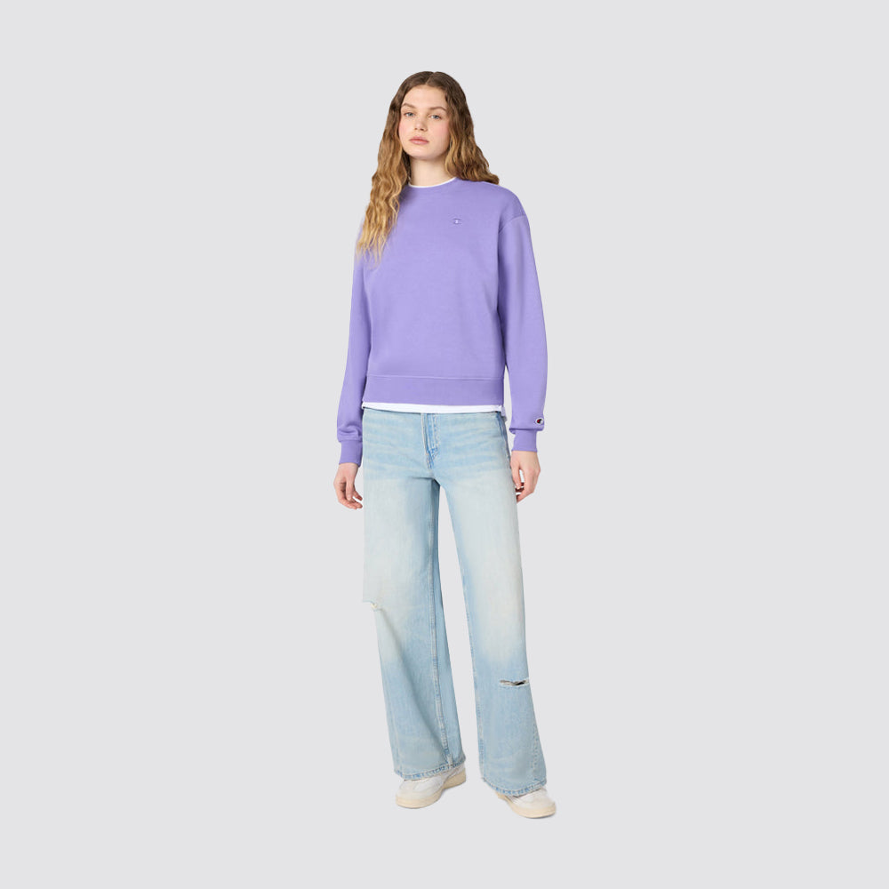Felpa donna girocollo sportiva