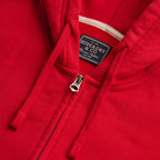 Felpa essential sd co superdry uomo full zip e cappuccio