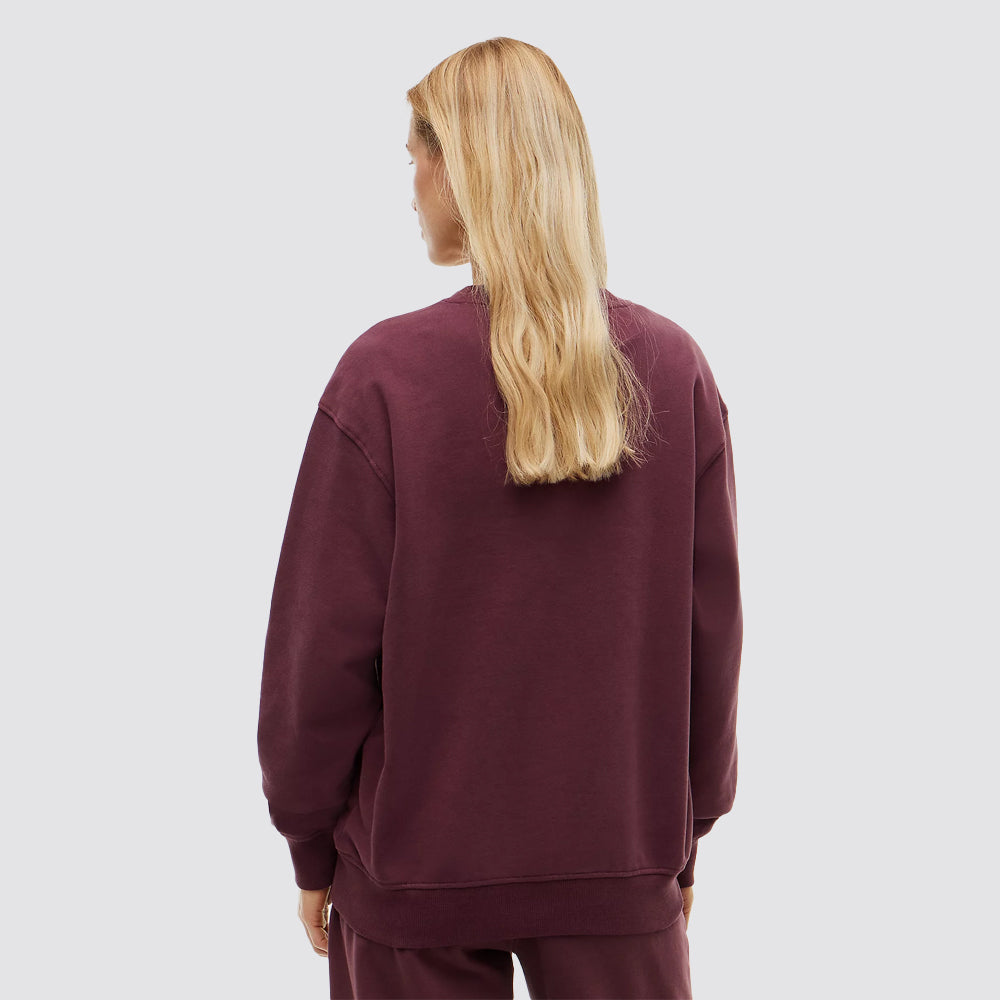 Felpa girocollo donna tommy hilfiger relaxed fit