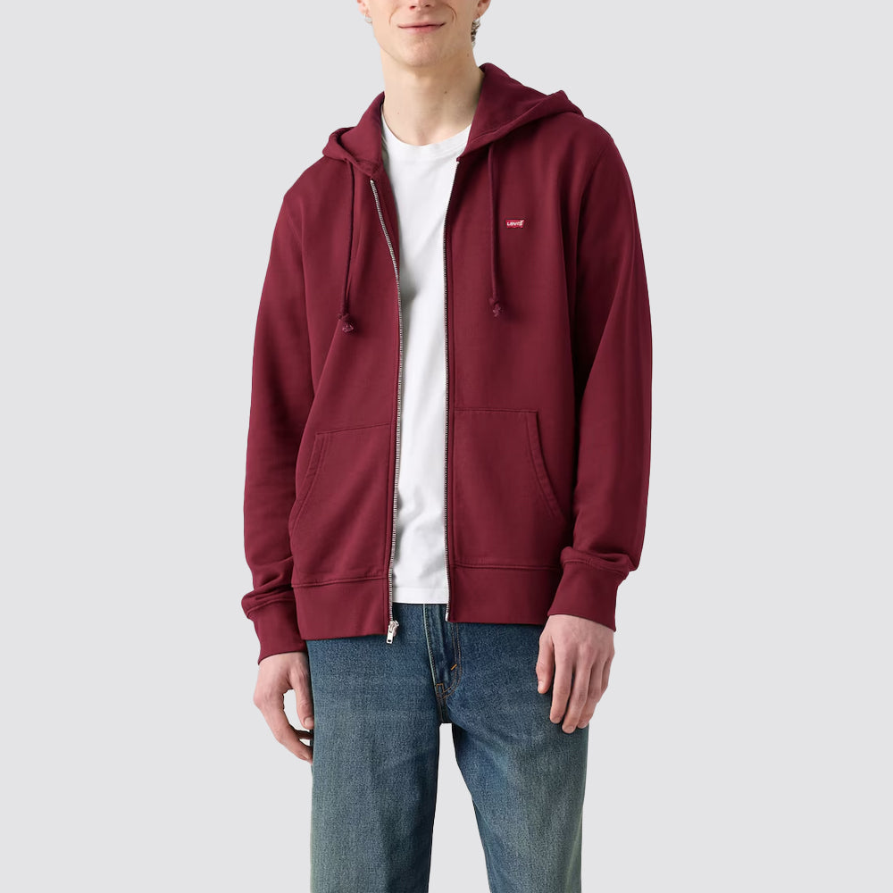 Felpa original full zip con cappuccio uomo levi’s