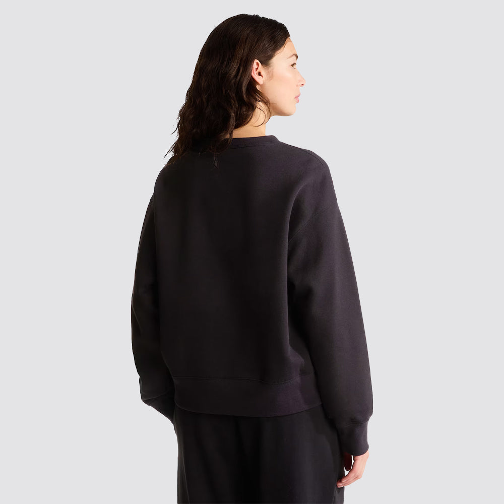 Felpa oversize donna the north face simple dome nero
