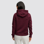 Felpa signature superdry donna con cappuccio e logo