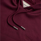 Felpa signature superdry donna con cappuccio e logo