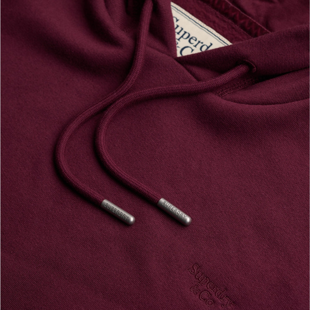 Felpa signature superdry donna con cappuccio e logo