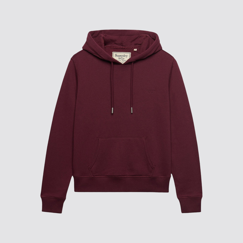 Felpa signature superdry donna con cappuccio e logo
