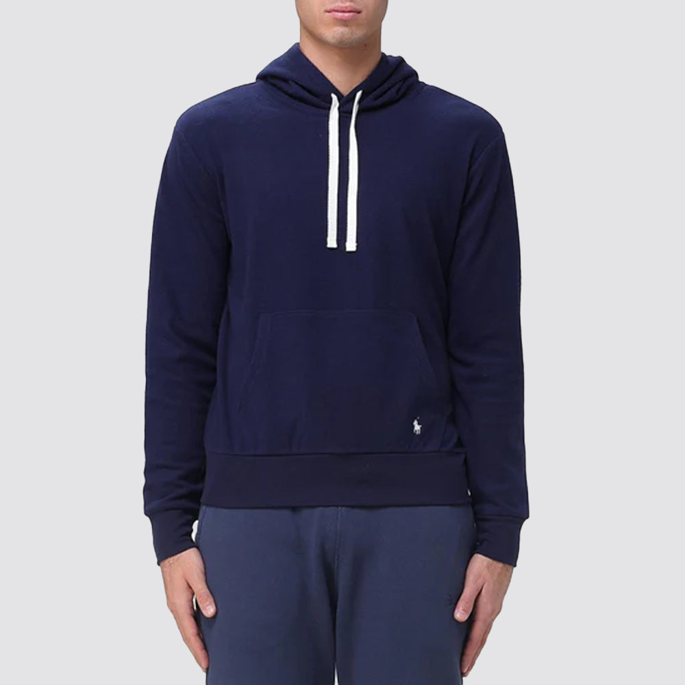 Felpa uomo cappuccio logo frontale regular fit