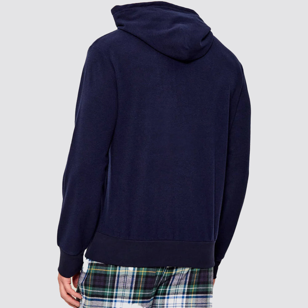 Felpa uomo cappuccio logo frontale regular fit