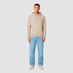Felpa uomo cappuccio logo piccolo icons casual