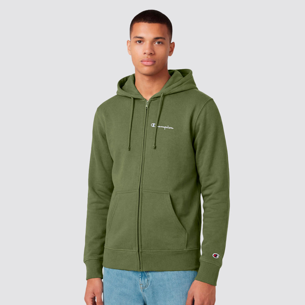 Felpa uomo cappuccio zip intera icons stile casual
